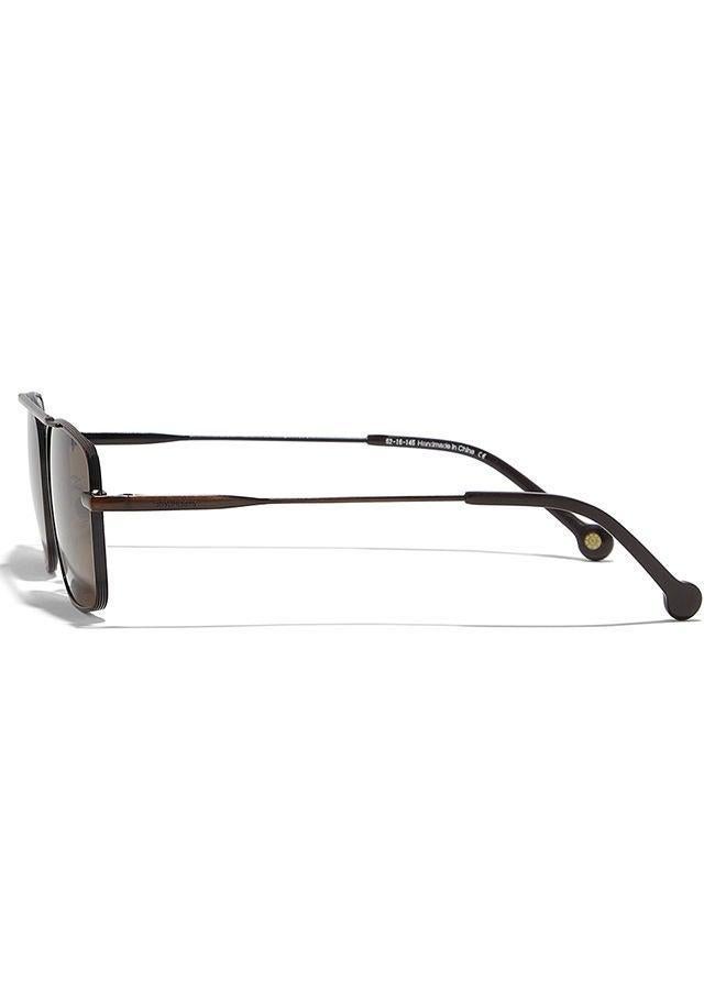 30 سندايز نظارات شمسية هيرلوم للجنسين، مستطيلة، حماية ، بني - Image 3