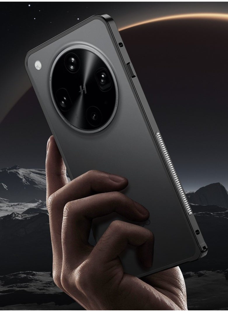 For OPPO Find X8 Ultra - Seamless Fit with Seahorse Buckle Metal - Framed Case, Ultra - fast Heat Dissipation u0026 Super - car Inspired Anti - drop Protection  - Image 4