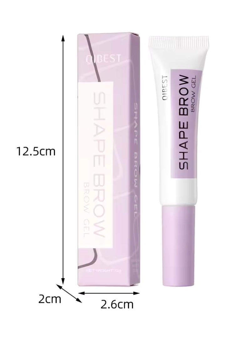 QiBest جل تشكيل الحواجب - جل تصفيف الحواجب طويل الأمد سريع الجفاف وتثبيت الحواجب - صابون تصفيف الحواجب - لاصق تشكيل الحواجب - كريم تشكيل الحواجب الطبيعية - رفع الحواجب - شمع تشكيل شفاف - Image 5