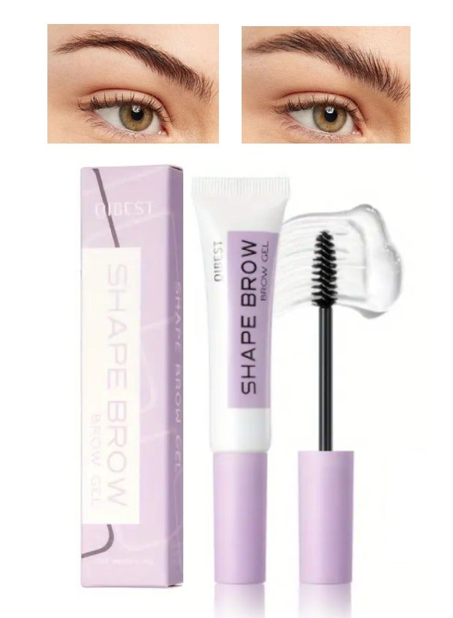 QiBest جل تشكيل الحواجب - جل تصفيف الحواجب طويل الأمد سريع الجفاف وتثبيت الحواجب - صابون تصفيف الحواجب - لاصق تشكيل الحواجب - كريم تشكيل الحواجب الطبيعية - رفع الحواجب - شمع تشكيل شفاف - Image 1
