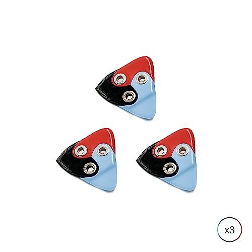 Black Mountain Asteroid Guitar Pick. The World's First Three-in-One, Multi-Material Pick For Acoustic Guitar, Electric Guitar, Bass, and More! Thin Gauge, Heavy Gauge Pick, All in One! - Image 2
