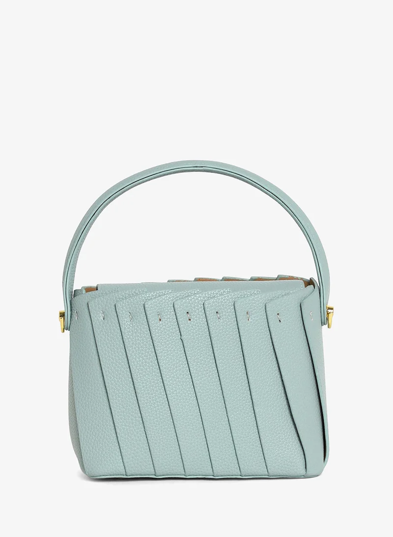 Haute Sauce  Solid Zip Lock Regular Vegan Leather Hand Bag For Women for Women | Best Price UAE