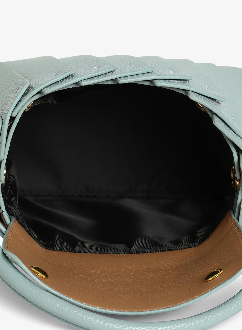 Haute Sauce  Solid Zip Lock Regular Vegan Leather Hand Bag For Women for Women | Best Price UAE