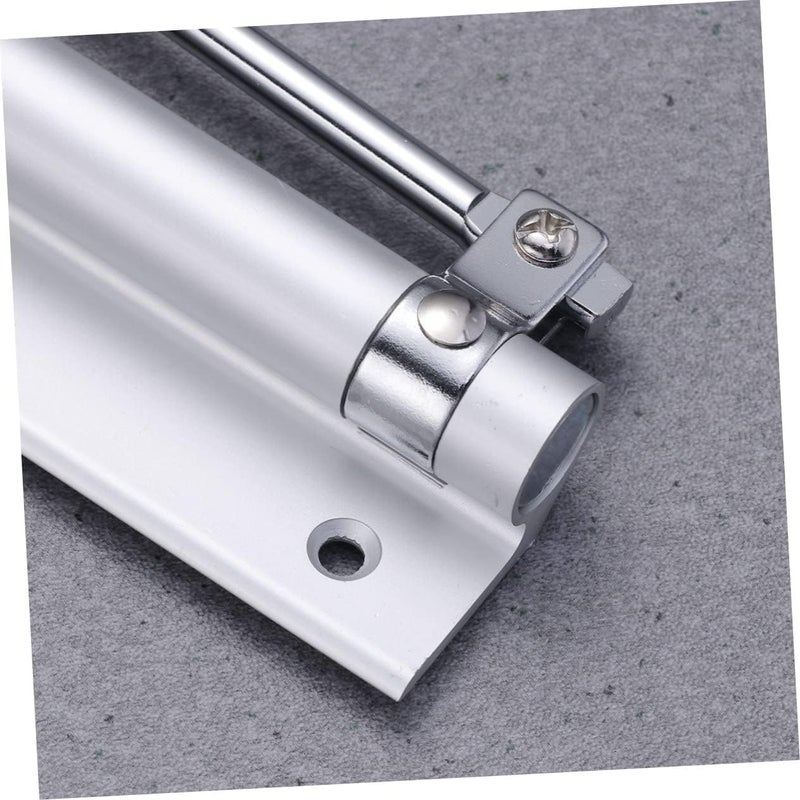 SPRADE Door Closer SPRADE Adjustable Spring Door Closer Safety Automatic Door Closer for Light Weight Door for Residential or Commercial Use with Fitting Set Silver 1pc - Image 4