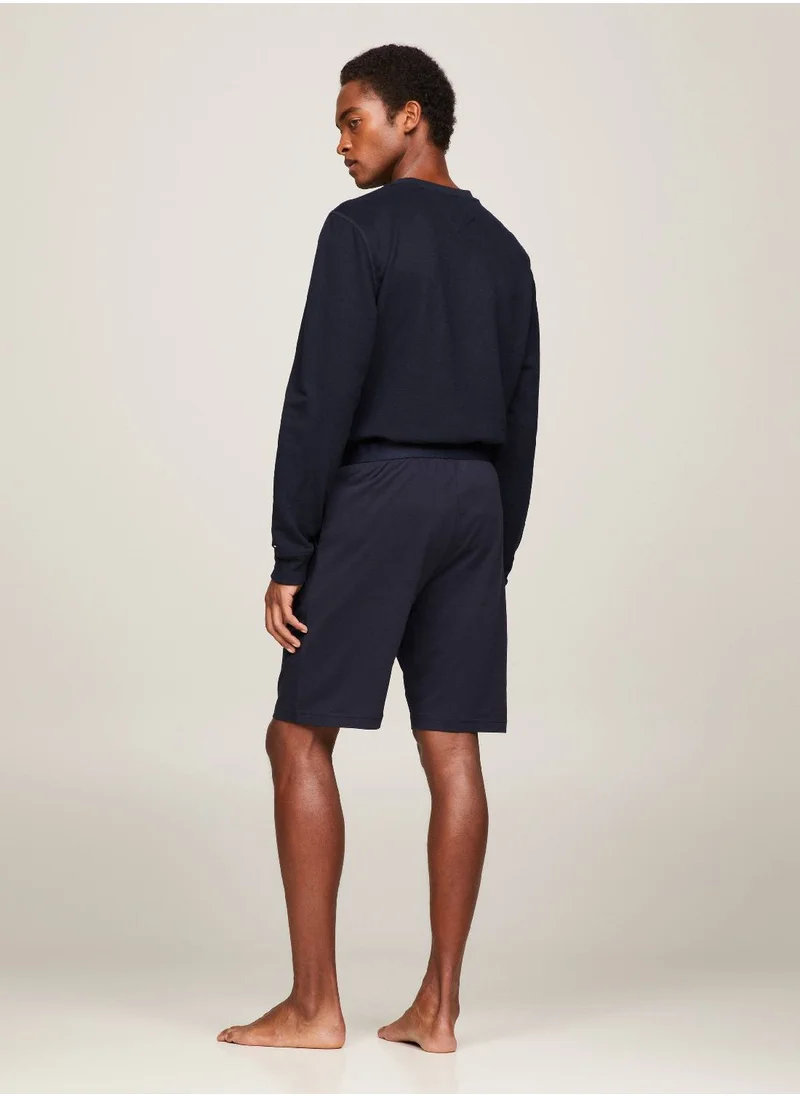 TOMMY HILFIGER Men's Jersey Shorts - Cotton, Blue