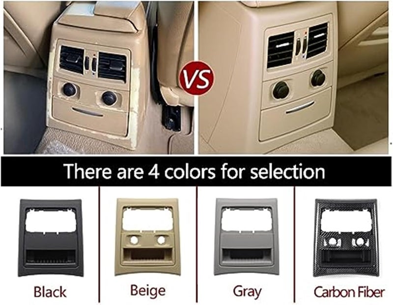 QASULER AC Vent Grille Trim Panel for BMW 3 Series E90 E91 - Image 3