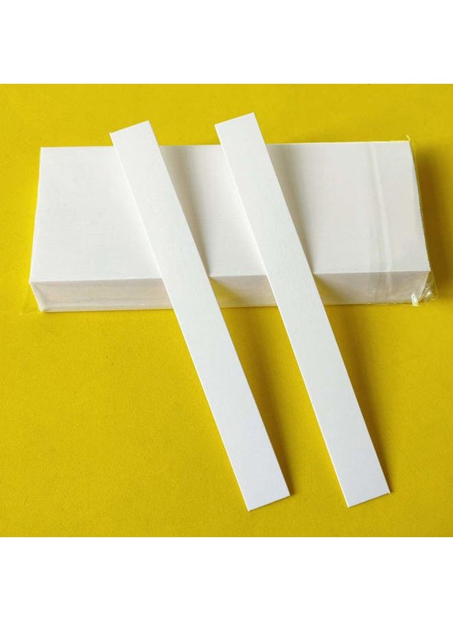 lasenersm - 100 Pieces Essential Oils Test Strips Perfume Paper Test Strips Perfume Test Strips Perfume Test Paper Aromatherapy Fragrance Test Strips Rectangle Essential Oils Test Paper, White - Image 1