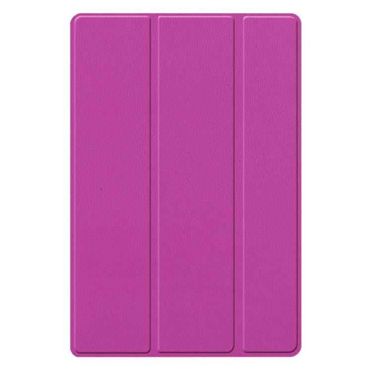 AD حافظة سامسونج تاب قابلة للطي متوافقة مع Samsung Galaxy Tab A9 Plus / Samsung Galaxy Tab A9 باللون بنفسجي مع غطاء حماية ووظيفة حامل وحمل يومي للتابلت بوظيفة حامل باللون البنفسجي Sa. - Image 1