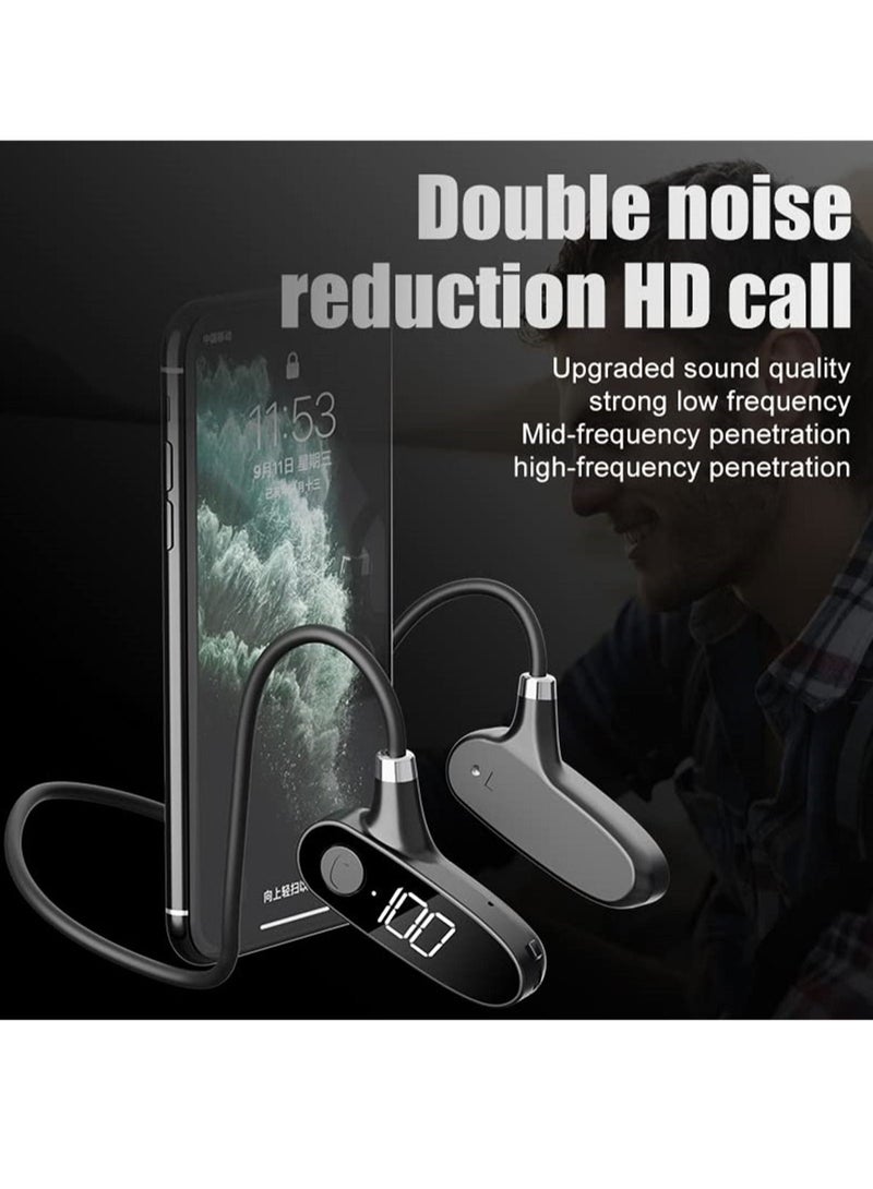 Excefore Bone Conduction Headphones Bluetooth Sports Open Ear Wireless Neckphone Headset Sweatproof With Mic For Cycling Running Driving Gym - Image 5