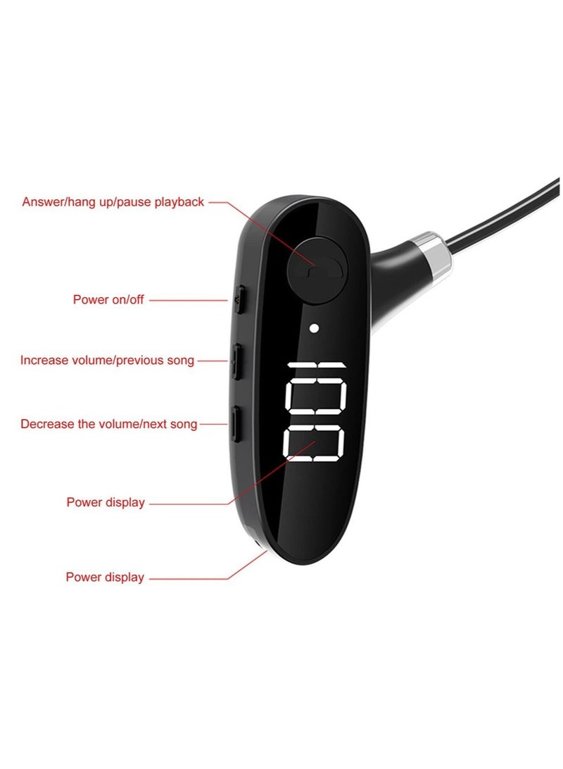 Excefore Bone Conduction Headphones Bluetooth Sports Open Ear Wireless Neckphone Headset Sweatproof With Mic For Cycling Running Driving Gym - Image 2