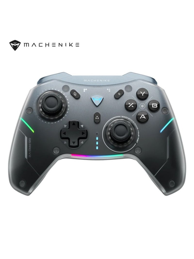 Machenike G5 Pro V2 Mechanic Game Controller with Three-Mode Optical Joystick, Black - Image 1