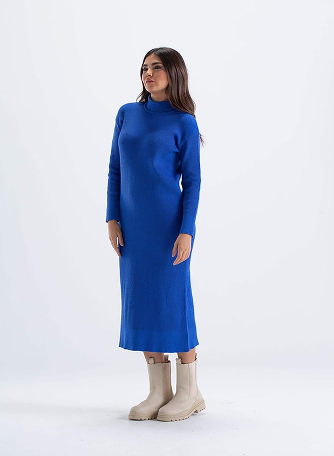 Carina Ribbed Wool Midi Dress - Image 2