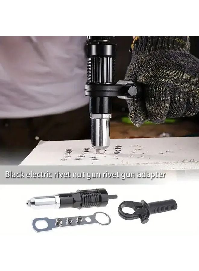 Aluminum Alloy Riveting Gun Conversion Head 218 with 7 Adapters and 4 Size Rivets - Image 1