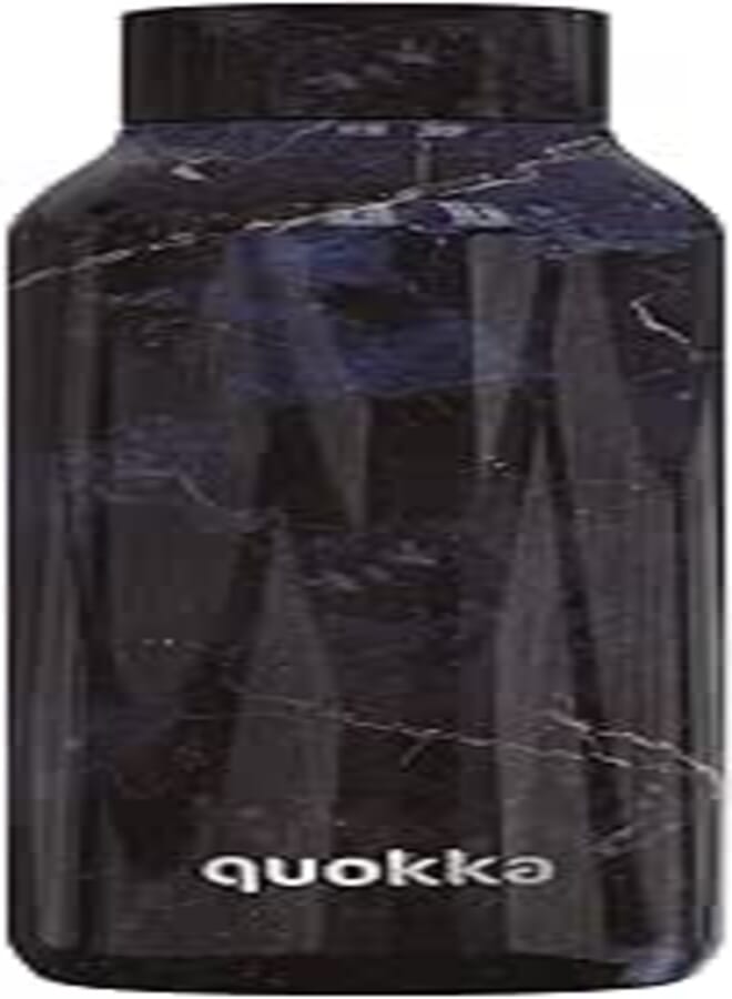 QUOKKA THERMAL SS BOTTLE SOLID BLACK MARBLE 510 ML