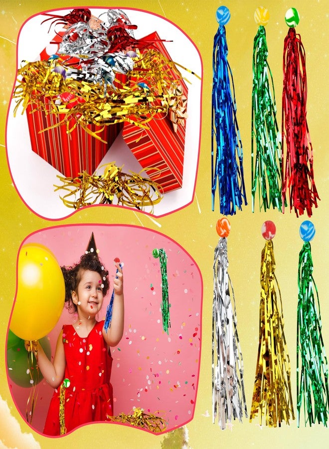 Conagel 120 Pcs Comet Balls Bouncy Super Balls Bulk with Streamers Assorted Colors Rubber Bouncy Balls for Kids Birthday Party Favors Goodie Bag Stuffers - Image 4