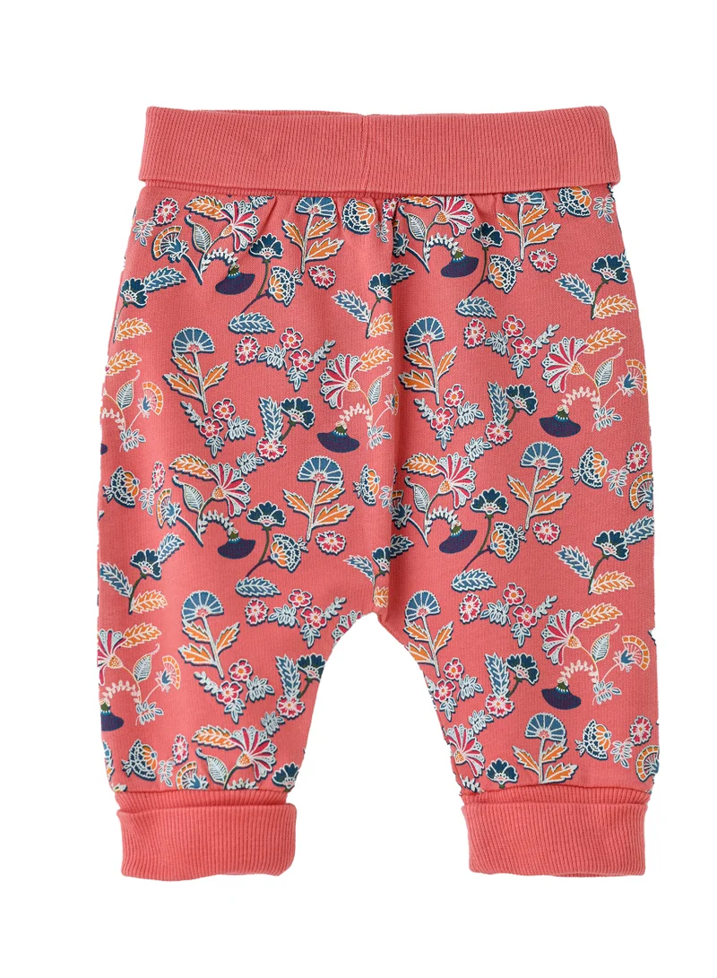 Jelliene Baby Coral Floral Pants
