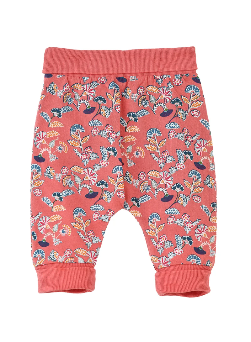 Jelliene Baby Coral Floral Pants