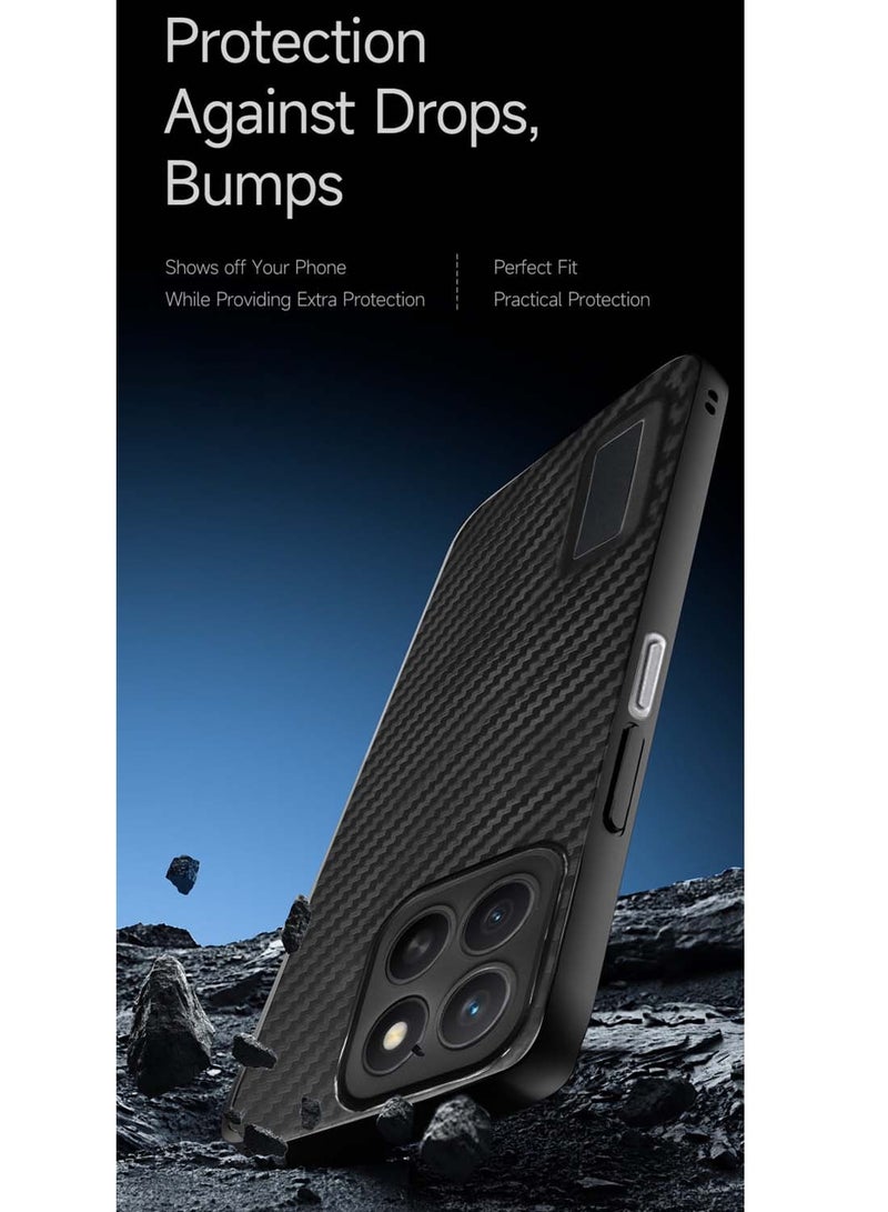 دبليو تيك Honor X8c 4G 2025 غطاء هيكل نسيج من ألياف الكربون السيليكون السائل - أسود - Image 4