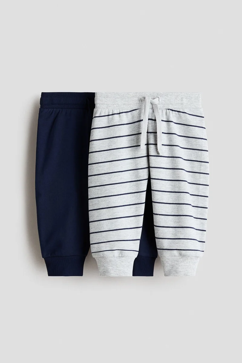 H&M 2-pack cotton joggers
