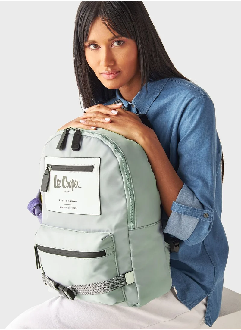 Lee Cooper Top Handle Logo Backpack