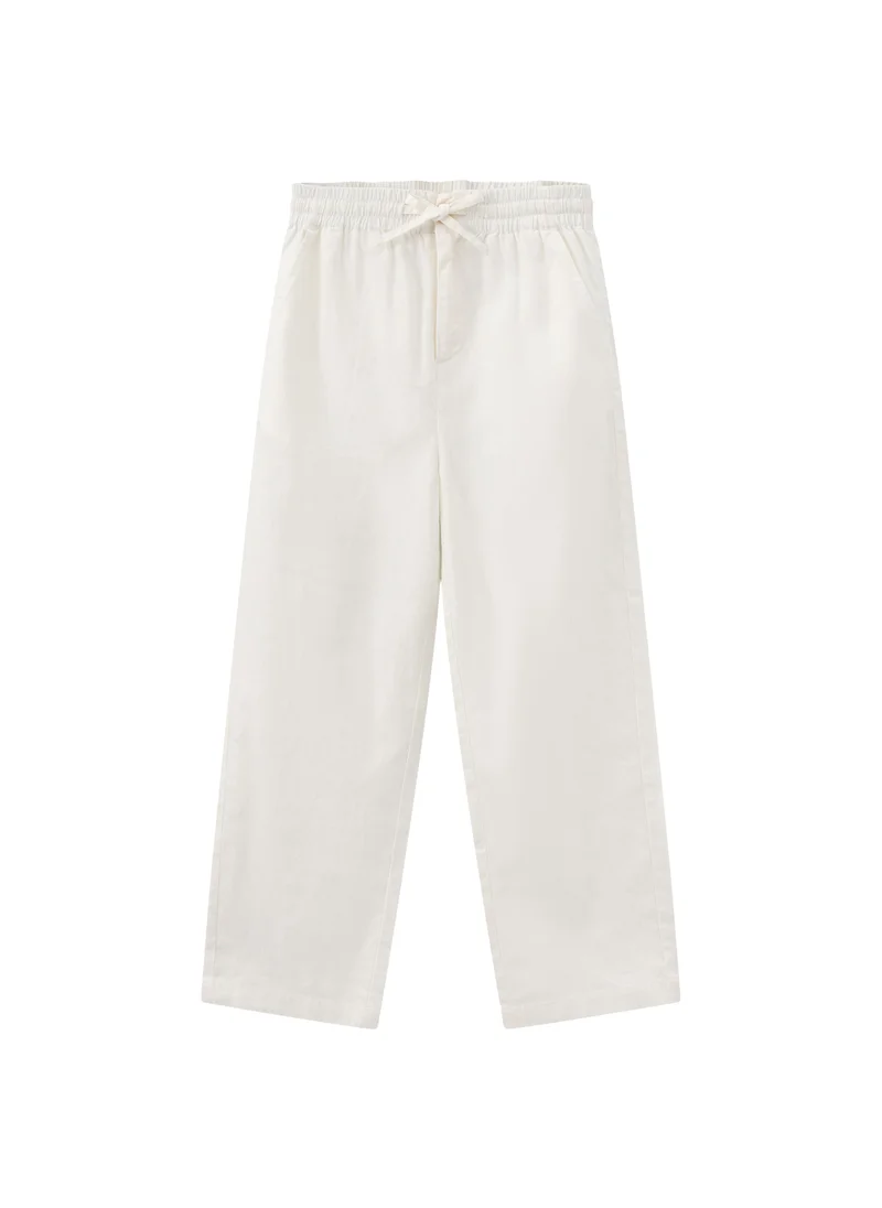 Balabala Off White Kids Boys Woven trousers for Men | Best Price UAE