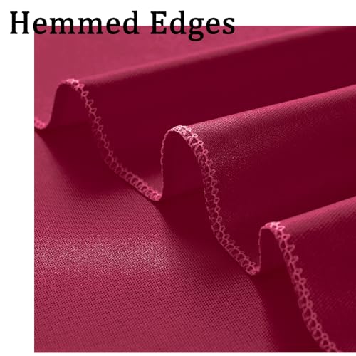 NSSONBEN 20ft x 10ft Wrinkle Free Maroon Backdrop Curtains for Parties, Thick Fabric Burgundy Backdrop Drapes for Wedding Background Baby Shower Birthday Parties - Image 4