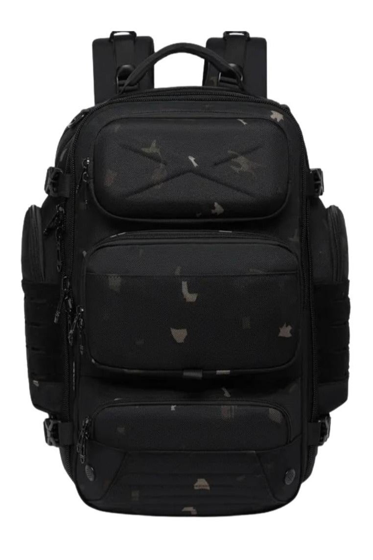 OZUKO 9842S Travel Laptop Backpack – USB Port, Water-Resistant, Camo - Image 1