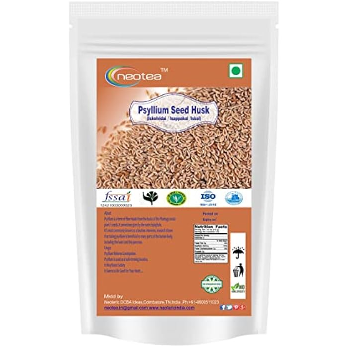 neotea Iskolvidai | Isappakol | Iskol | Ispaghula 250 GM | 8.81 OZ | Psyllium Husk | Natural Dietary Fiber - Image 1