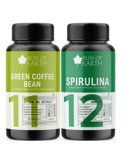 Green Coffee Bean Extract Capsules & Spirulina Supplement Capsules 500gm 60 Veg Capsules Green Superfood For Energy & Detox - pzsku/Z54CA610DD390B89D0682Z/45/_/1709723915/3fc0af62-e80e-4114-b2de-2d805f20afae