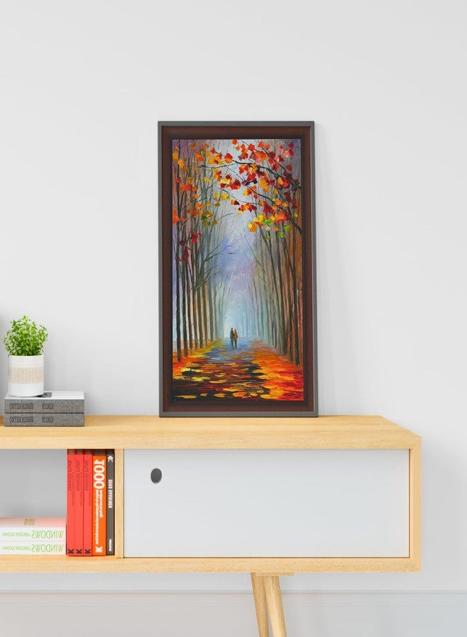 Masstone Engineered Wood Landscapes Wall Painting, Multicolour, Modern, 14 Inch x 20 Inch - Image 5