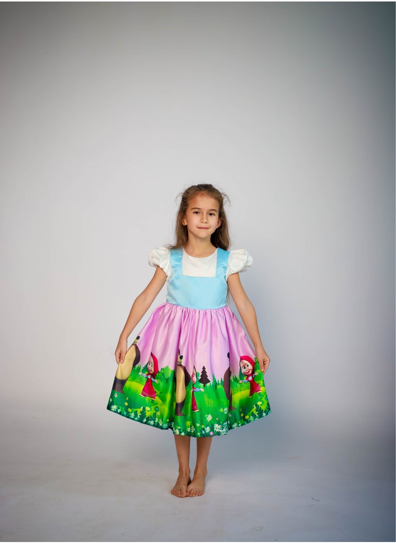D'Daniela - Masha and the Bear Sky Blue - Image 1