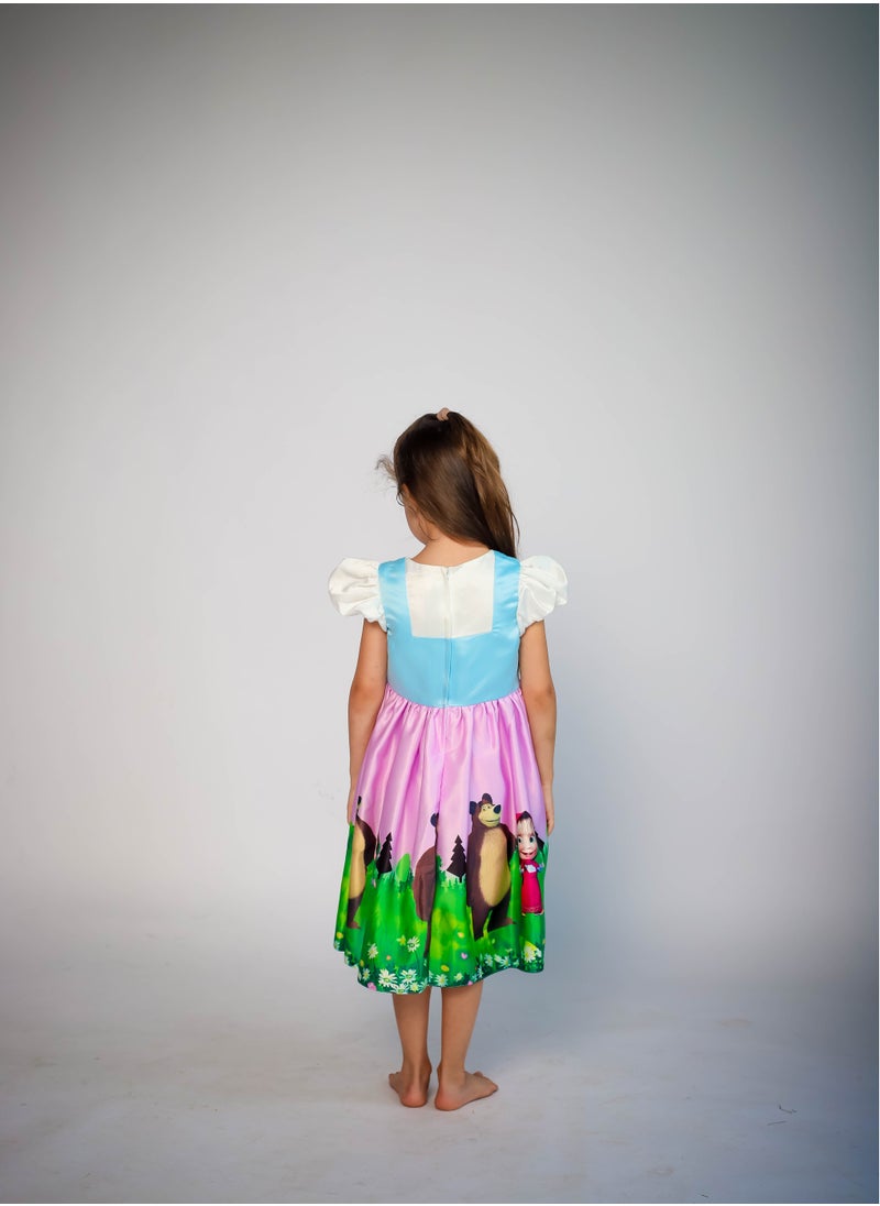 D'Daniela - Masha and the Bear Sky Blue - Image 1
