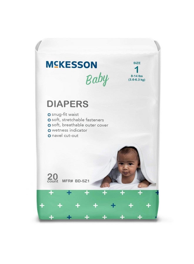 McKesson Baby Diapers, Size 1 (8 lbs to 14 lbs), 20 Count, 1 Pack - Image 2