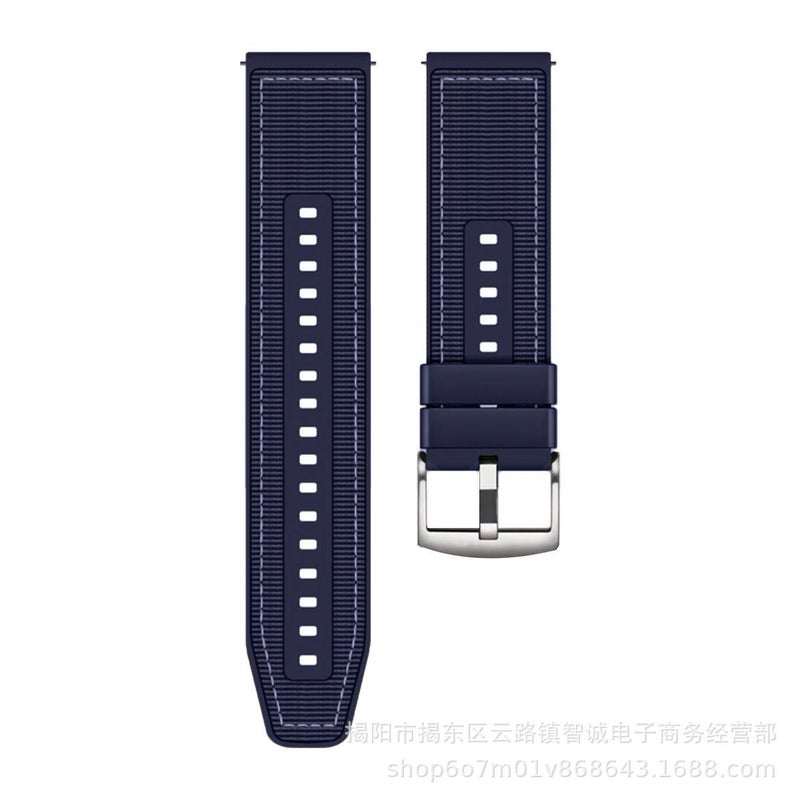 For Huawei Gt4 Nylon Braided Composite Silicone Watch Band Watch3P Glory Xiaomi 22Mm Universal Wristband - Image 1