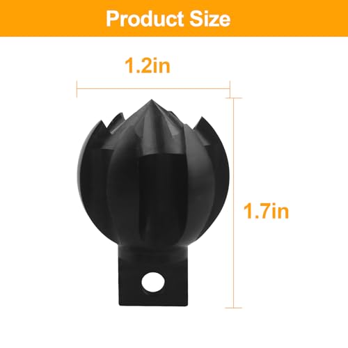 LanKstet General Pipe Cleaners,Drain Snake Drill Attachment for ClogChopper,1-1/2CG&1-1/2 Inch Multi-Function Root Plumbing Auger Cutter Cleaning Tool,3552369 - Image 2