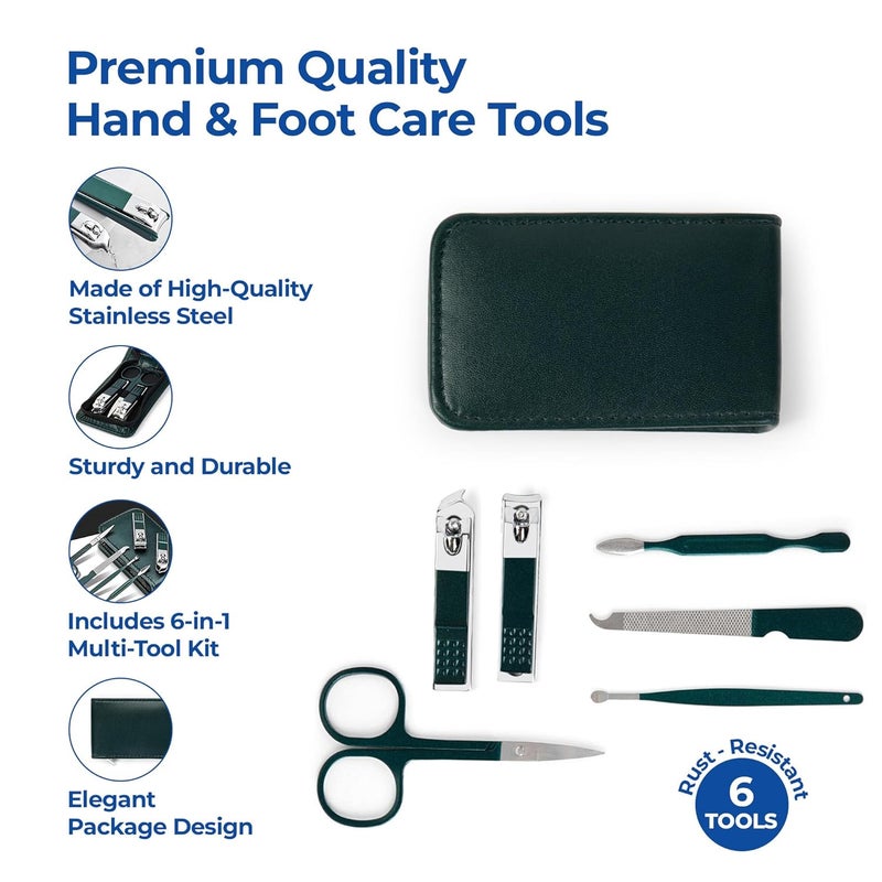 Dr.Foot طقم باديكير دكتور فوت للنساء لأدوات العناية بالقدمين 6 في 1 - Image 2