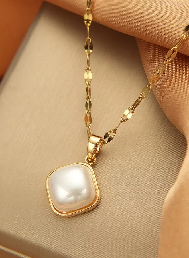 Take Two Take Two Faux Pearl Drop Necklace