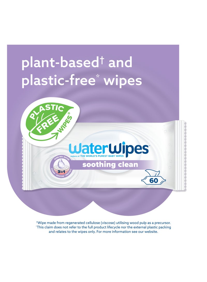 WaterWipes Soothing Clean Baby Wipes with 99% Water & Botanical Extracts - Image 5