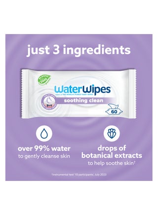 Soothing Clean Baby Wipes with 99% Water & Botanical Extracts - view 3