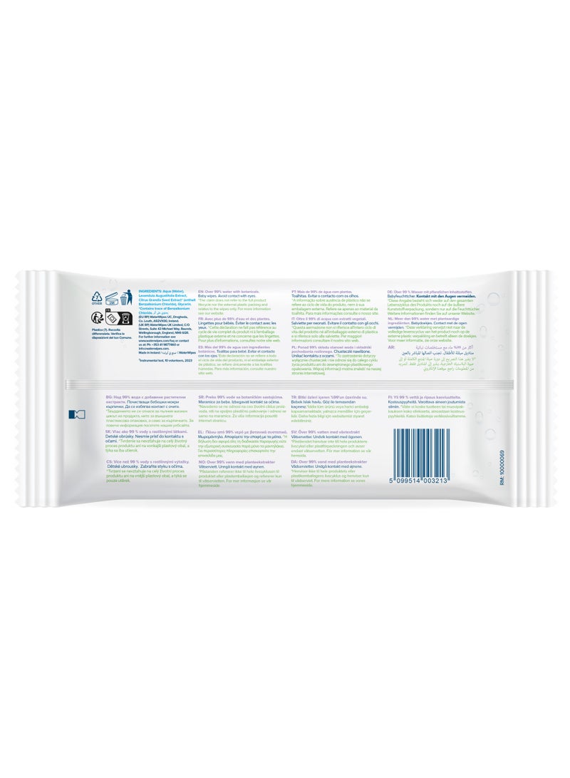 WaterWipes Soothing Clean Baby Wipes with 99% Water & Botanical Extracts - Image 2