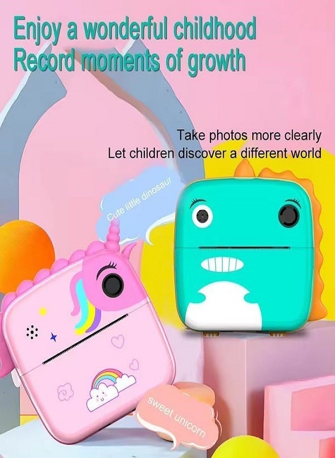 Generic Kids Instant Print Camera with Games & Music multicolour - Image 4