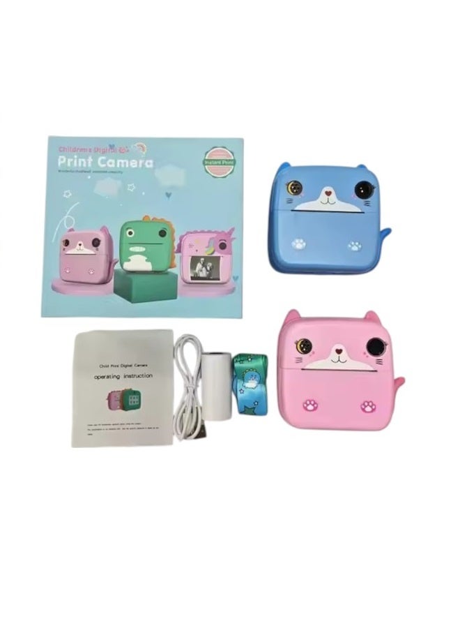 Generic Kids Instant Print Camera with Games & Music multicolour - Image 2