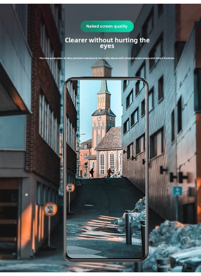 Generic Applicable OppoReno2 Tempered Film Anti-peep OppoReno2z Full Screen Coverage Anti-peeping Reno2 Mobile Phone Film Re-Colour:[9d Full Screen Diamond Privacy Film] 2 Pieces-Size:OPPO Reno2 Z  - Image 5
