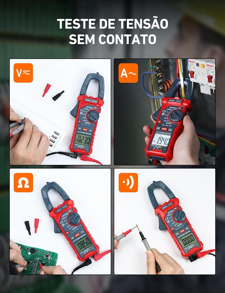 AstroAI Clamp Meter Digital Multimeter 2000 Counts Amp Voltage Tester - Image 5