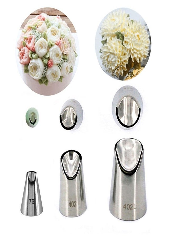 FantasyDay 3 piece Stainless Steel Piping Tips Piping Nozzles Cake Decorating Supplies Cookies Cupcake Icing Decorating Supplies Decorating Kits Frosting Icing Tips Baking Set Tools - Image 2