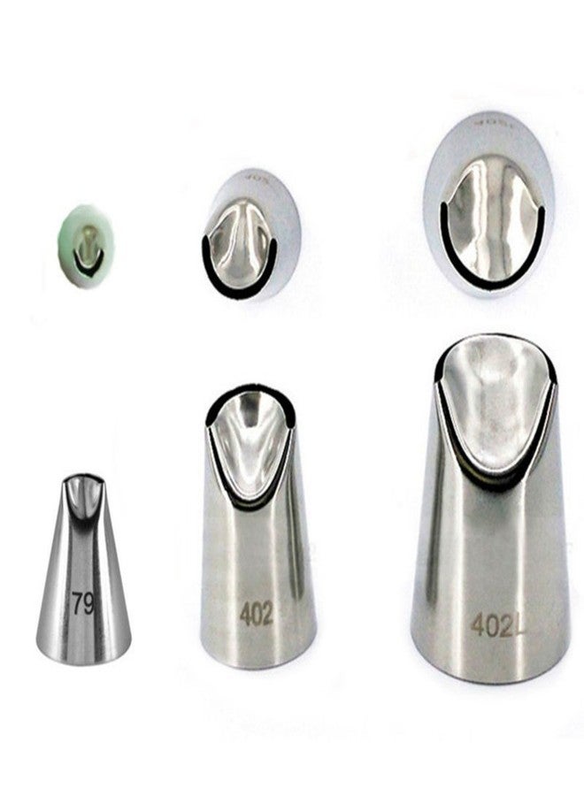 FantasyDay 3 piece Stainless Steel Piping Tips Piping Nozzles Cake Decorating Supplies Cookies Cupcake Icing Decorating Supplies Decorating Kits Frosting Icing Tips Baking Set Tools - Image 4