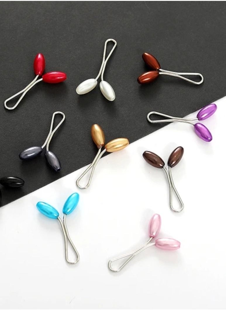 Generic - Set of six Hijab scarf women Turkish style clip pins - Image 1