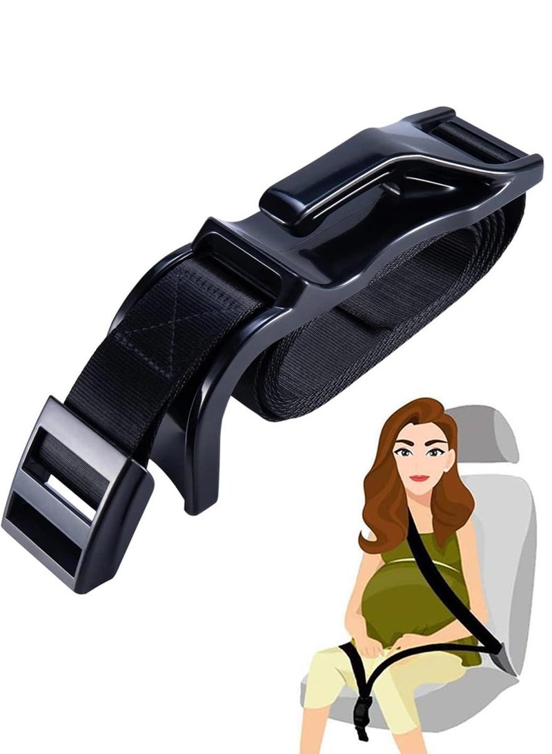 Omelo Pregnancy Seat Belt Adjuster | Bump Protection Seat Belt for Pregnant Women, Maternity Safety Seatbelt for Car, Comfortable Pregnancy Safety Belt for Driving, Seatbelt for Expecting Mothers - Image 1
