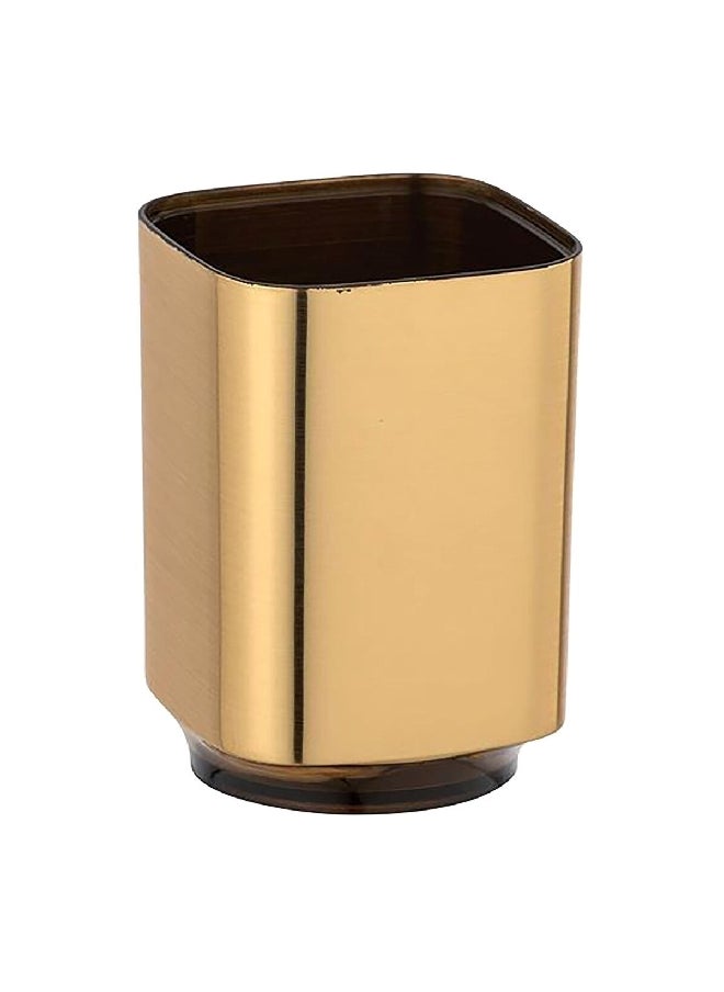 Wenko Plastic Auron Toilet Brush Holder Gold 38 x 9 x 9 cm  - Image 2