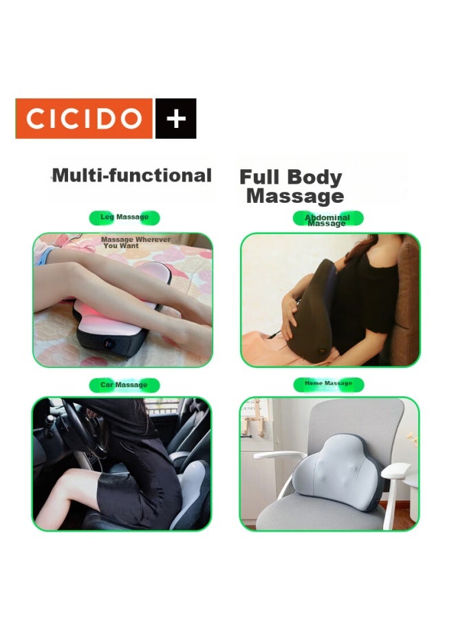 Cicido , Electric Car Lumbar Support, In-car Waist Massager, Back Cushion, Car Accessory, Gift For Parents - Image 2